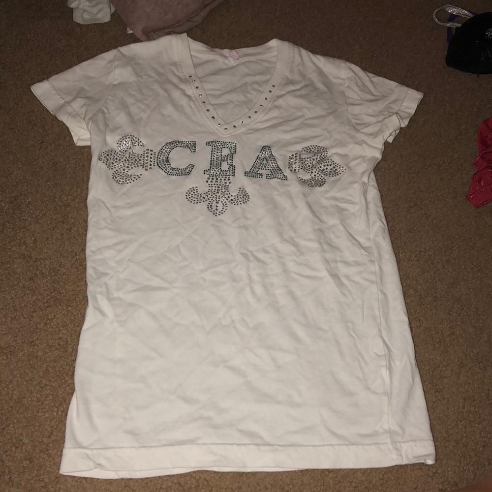 Shiny cheer extreme Allstars V neck t shirt